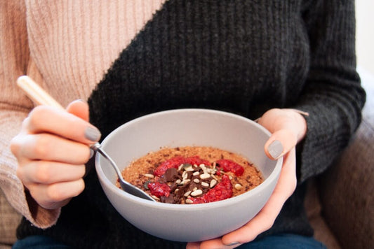 Porridge mit Wasser zubereiten