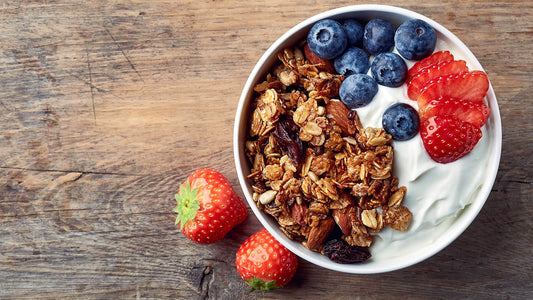 gesundes Knuspermüsli Frühstück