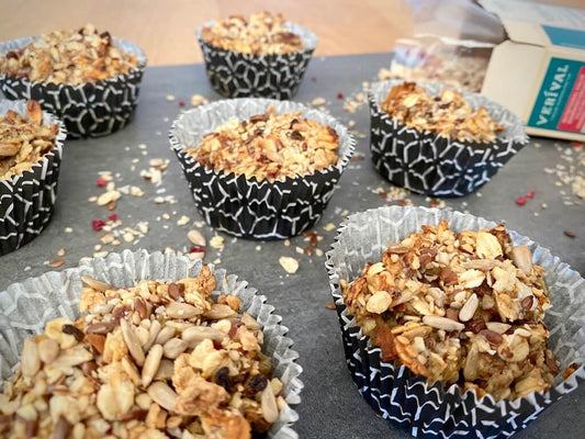 Rezept Lower Carb Granola Muffins