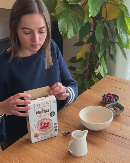 Porridge aux fraises et chia